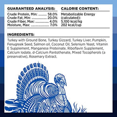 BIXBI Rawbble Freeze Dried Dog Food, Turkey Recipe - 96% Meat and Organs, No Fillers - Pantry-Friendly Raw Dog Food for Meal, Treat or Food Topper - USA Made in Small Batches