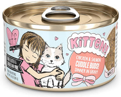 B.F.F. Kitten Food, Cuddle Buds with Chicken & Salmon in Gravy