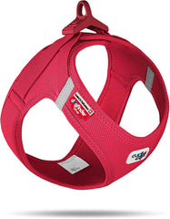 curli Vest Harness curli Clasp Air-Mesh Red