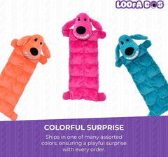 Multipet 12-Inch Squeaker Mat Soft Plush Dog Toy 1 ea