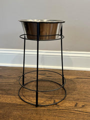 SPOT Hi Rise Single Diner Elevated Dog Feeder, 2qt Stainless Steel Bowl, Durable Wire Stand, Hygienic, Easy to Clean, Promotes Proper Posture for Tall Pets, Ideal for Medium and Large Breeds