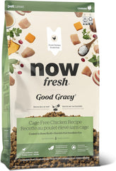 Now Fresh Good Gravy Premium Dry Dog Food with Chicken & Ancient Grains for Small Breeds, Healthy Kibble for Adults Coated in Bone Broth – Just Add Water to Moisten, Made with Real Meat