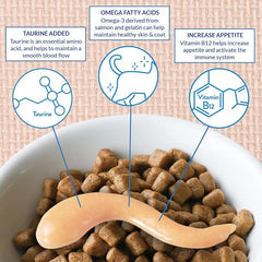 INABA Churu Meal Topper for Cats, Complete & Balanced, Creamy, Lickable Purée Cat Food Topper, 0.5 Ounce Tube, 4 Tubes (4 per Pack), Tuna Recipe