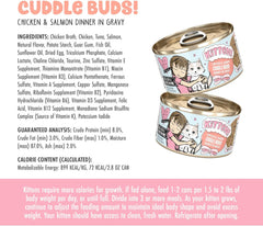 B.F.F. Kitten Food, Cuddle Buds with Chicken & Salmon in Gravy