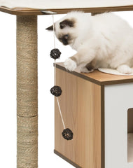 Catit Vesper Cat Tree, Base, Walnut, 52042