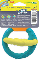 Nylabone Power Play Puppy Tug-a-Ball - Puppy Tug Toy - Interactive Puppy Enrichment Toys - Puppy Must Haves (1 Count)