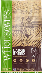 Wholesomes Large Breed Chicken Meal & Rice Dry Dog Food 40 lb