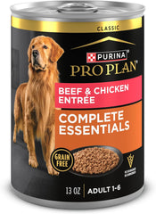 Purina Pro Plan Complete Essentials Beef and Rice Entree Dog Food