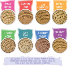 Weruva Slide N' Serve Paté Wet Cat Food, The Showcase Chowdown Variety Pack (Pack of 16)