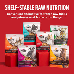 Nulo Freeze-Dried Raw Beef Recipe with Apples Complete and Balanced Dry Dog Food Kibble