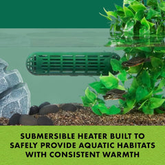 Zilla Aquatic Reptile Heater, Fully Submersible, Auto-shut Off, for Terrariums up to 40 Gallons