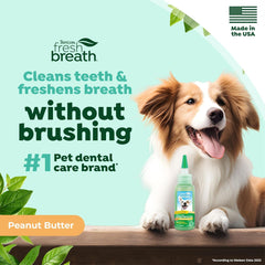 TropiClean Fresh Breath Dog Toothpaste for Teeth Cleaning, Breath Freshener, Easy Plaque & Tartar Remover Gel
