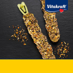 Vitakraft Crunch Sticks Parrot Treat - Apple and Honey - Pet Bird Treat Toy