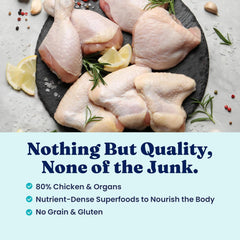 Solid Gold Air Dried Dog Food Toppers for Picky Eaters - Healthy Dog Treats Made with Real Chicken to Serve as Meal Topper or Dog Treat - Supports Muscle Growth, Immunity, and Healthy Digestion 1-lb