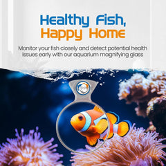 Flipper Cleaner FL!PPER Flipper DeepSee Viewer MAX 5" Coral and Fish Magnifier for Reef Tank and Freshwater Aquarium Photography and Videography - Magnetic Magnifying Glass