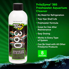 Fritz Aquatics 83302 FritzZyme 360 Biological Conditioner for Fresh Water Aquariums