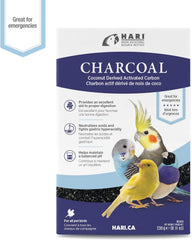 Bird Charcoal, Coconut Derived Activated Charcoal, Aid in Digestion and Eliminate Toxins, Hagen Supplement for All Birds, 8.11 oz