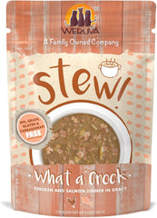 Weruva Classic Cat Stews!, What a Crock with Chicken & Salmon in Gravy (Pack of 12)