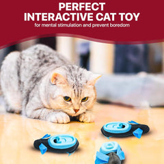 SPOT Doc and Phoebe's Cat Hunting Snacker - Interactive Indoor Treat Dispenser, Encourage Natural Instincts to Hunt, Provide Mental Stimulation, Solve Behavioral Problems & Obesity, Pack of 1 Mouse