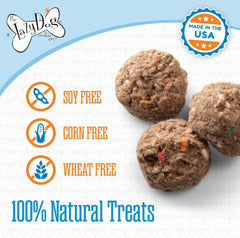 The Lazy Dog Cookie Co. Mutt Mallows Birthday Cake Soft Baked Dog Treats, Vanilla with Confetti Sprinkles, for Small, Medium and Large Dogs, Wheat-Free, Baked in The USA, 5 oz. (Pack of 1)