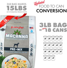 Grandma Lucy’s® Macanna™ Freeze Dried Grain Free Pre-Mix Recipe Dog Food