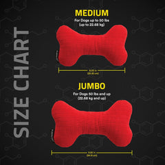 Playology Plush Squeaky Bone , All Natural Beef