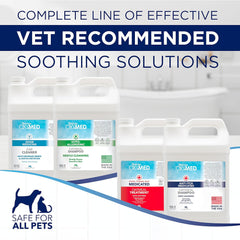 TropiClean Oxymed Cat & Dog Ear Cleaner Solution | Care Solution for Pet Ears | Suitable for Dogs & Cats | 1 Gallon|