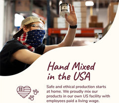 kin+kind Hip+Joint Supplement Dogs & Cats - Organic Healthy Hip+Joint Supplement - Vet Formulated Natural Formula with Organic Turmeric, Black Pepper and Coconut- Large 8oz - Made in USA