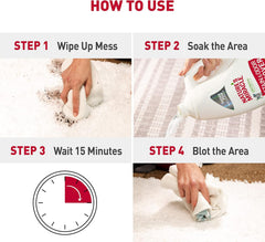 Nature’s Miracle® Stain & Odor Remover, Tough on Dog Urine, Feces, Vomit, Drool and Other Organic Stains and Odors, 1 Gallon