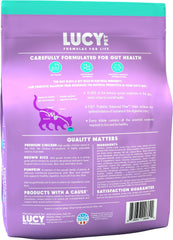 Lucy Pet Products Chicken, Brown Rice & Pumpkin, LID Cat Food