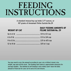 Annamaet Grain-Free Feline Sustain No. 29 Formula Dry Cat Food, (Line-Caught Cod & Free-Range Turkey), 4-lb Bag, Brown