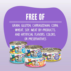 B.F.F. OMG - Best Feline Friend Oh My Gravy!, Tuna & Turkey Tell Me with Tuna & Turkey, 2.8oz Can (Pack of 12)
