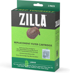 Zilla Reptile Pet Terrarium Water Filter Replacement Cartridge