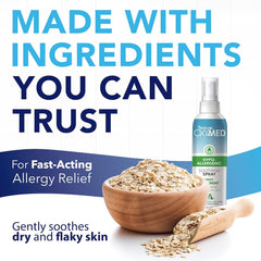 TropiClean OxyMed Hypoallergenic Hot Spot Treatment for Dogs, Dog Allergy Relief Spray,