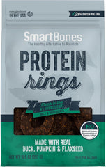 SmartBones Protein Rings with Real Duck, Pumpkin and Flaxseed