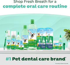 TropiClean Fresh Breath No Brush Total Care Kit | Dog Dental Hygiene|