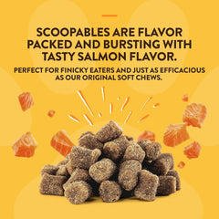 NaturVet Scoopables Hairball Aid for Cats - Helps Prevent & Eliminate Hairballs - Psyllium Husk & Pumpkin - Salmon Flavored Cat Health Supplement - Tastes Like Treats & Prevents Hairballs