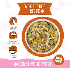 Weruva Meals 'n More Natural Wet Dog Food, Wok The Dog Plus Digestive Support (Pack of 12)