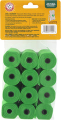 Arm & Hammer Durable Disposable Dog And Cat Waste Bags With Activated Baking Soda, 180 Dog Poop Bags, Plant-Based 9 x 14 Inches