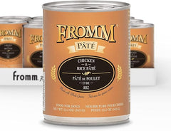 Fromm Chicken & Rice Pate Dog Food - Premium Wet Dog Food - Chicken Recipe - Case of 12 Cans