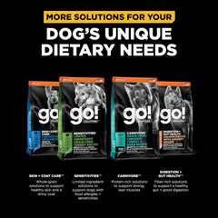 Go! Solutions Weight Management + Joint Care, Grain-Free Dry Dog Food, Chicken Adult and Senior Recipe