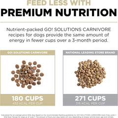 Go! Solutions Carnivore, Grain-Free, Protein Rich Dry Dog Food, Lamb and Wild Boar Recipe