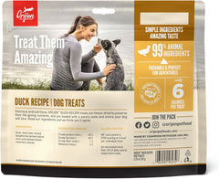 ORIJEN Freeze Dried Duck Recipe Dog Treats, 3.25oz