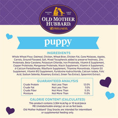 Old Mother Hubbard Wellness Puppy Dog Biscuits, Natural, Training Treats for Puppies, Oatmeal & Chicken Flavor, Mini Size, (20 Ounce Bag)