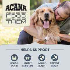 ACANA Adult Dry Dog Food, Light & Fit Recipe, Grain Free Dog Food