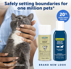 PetSafe SSSCAT Automatic Spray Pet Deterrent - Contactless Behavior Correction - Motion Sensor Air Burst - Odorless - Non-Staining - Versatile Placement Spray - Refill Can
