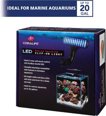 Coralife Aquarium Fish Tank Marine Salt Water Clip-On LED Light
