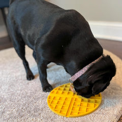 SPOT Soother Lick Mat- Dog Licking mat for Medium and Large Dogs and Puppies, Food Grade Rubber, Anxiety Reliever, Dog Peanut Butter Lick Pad, Slow Feeder