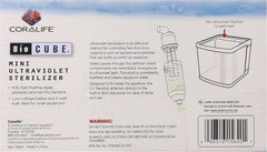 Coralife Aquarium Fish Tank Marine Salt Water Turbo-Twist UV Sterilizer, Mini, For BioCubes