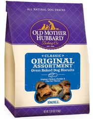 Old Mother Hubbard Natural Dog Treats Classic Original Assortment Crunchy Dog Treat Biscuits, Small, 3 Pound